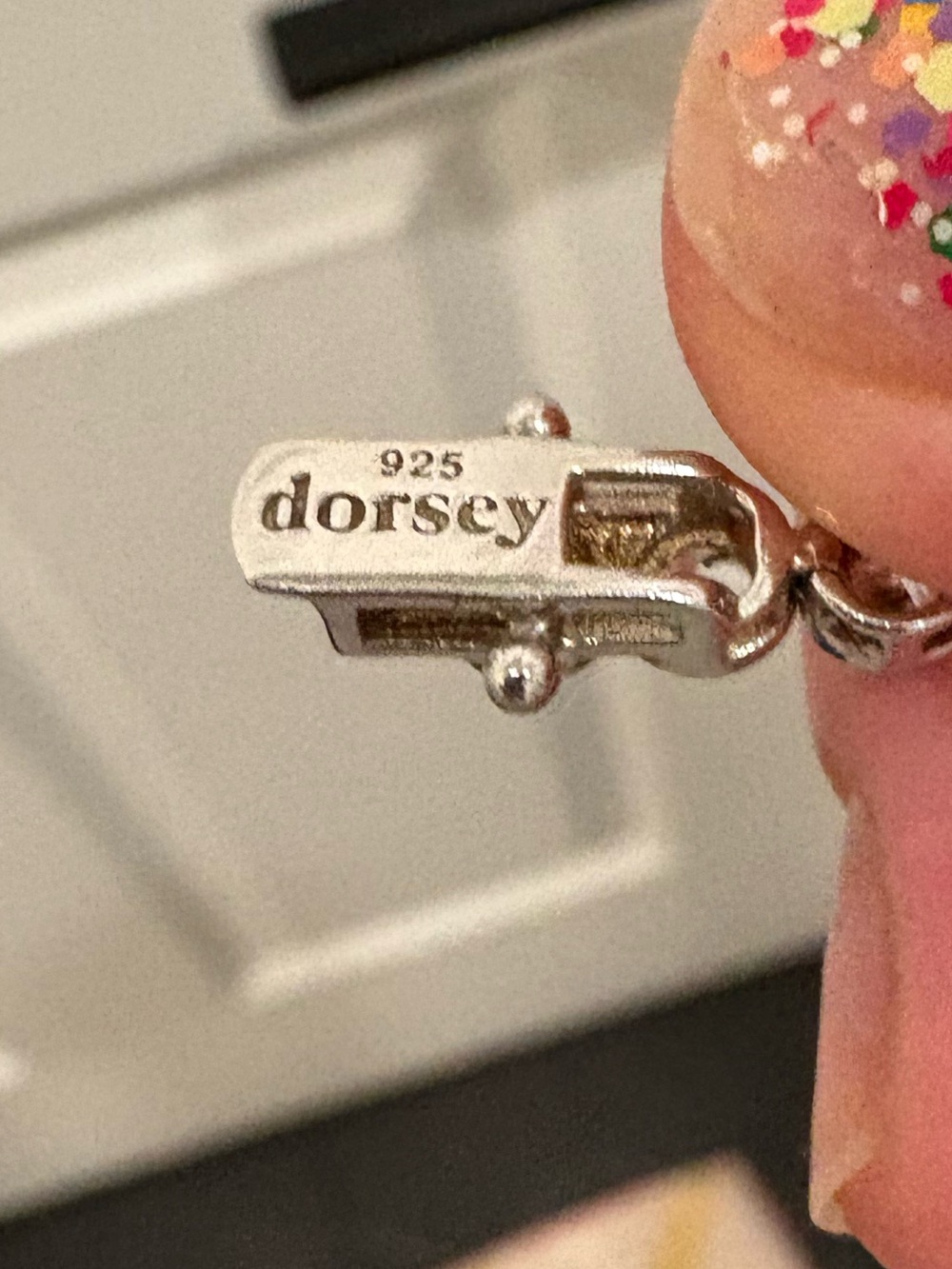 Dorsey White Sapphire Silver Rivière Necklace EUC - Picture 6 of 6